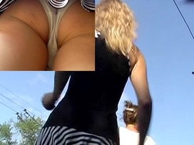 100upskirts.com- 519.Whistlebait blonde_s upskirt