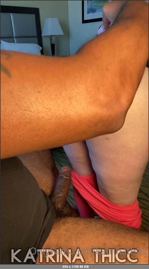 MEGA-FANS – katrinathicc-25-06-2021-I hope you guys enjoy watching me suck and fuck on this HUGE black cock  Just seeing how big and black it is when Im on my knees sucking it is the bigges