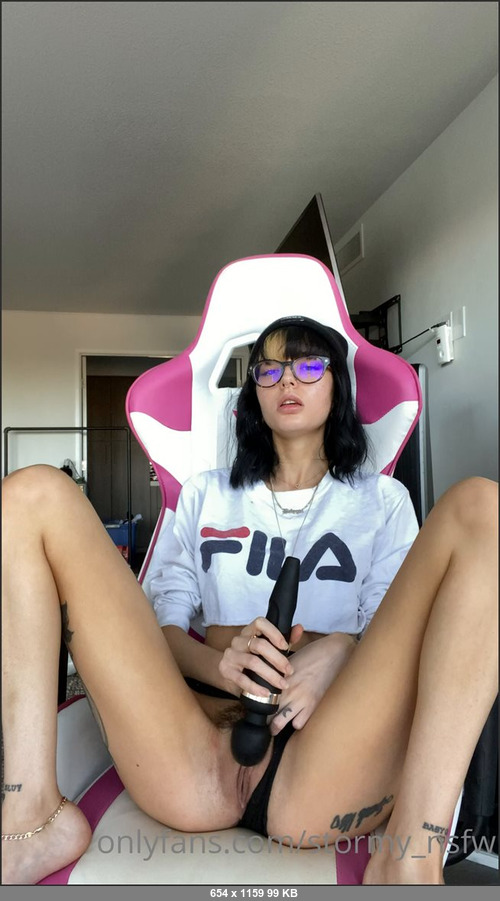 MEGA-FANS – stormynsfw-02-05-2020-I got super horny while i was filming all those personalized videos yesterday and took a couple minutes to film myself for everyone ) cum wet vibe toys
