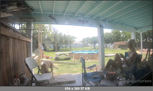 MEGA-FANS – hollyhotwife-17-09-2020-OMG I just found the GoPro vid from when the contractors were here building the new decks and stairs     This was the first time Id even said or done anyth