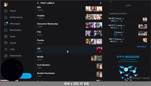 MEGA-FANS – shannonheelsfree-30-10-2021-Sooo, you may already know, but Onlyfans now has a Label Function (which is fucking awesome). It now means I can label all my posts accurately and (