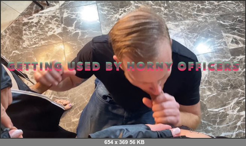 MEGA-FANS – tstaylor9-10-06-2021-This is my new hot scene. Two horny officers stopped a guy driving crazy on the street. He became a victim because the two horny officers used him to please their