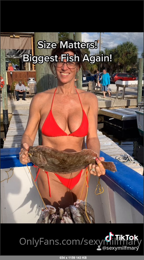 MEGA-FANS – sexymilfmary 07-11-2020 67206950 Biggest fish again today.