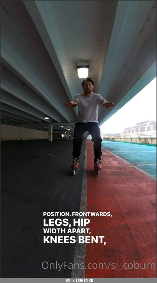 MEGA-FANS – sicoburn 16-08-2021 184720874 Quick Tip The Ready Position This will help stabilise you when in motion on inline skates