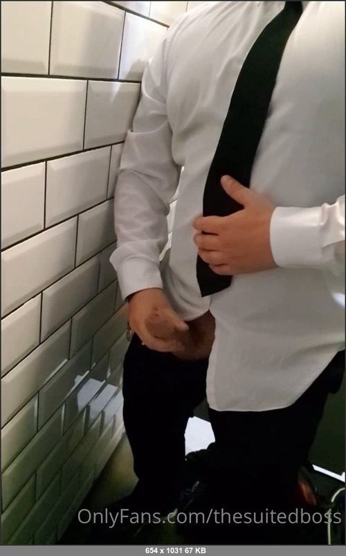 MEGA-FANS – thesuitedboss-17-08-2021-Quickie with a happy ending at the train station toilets  bad boy  R