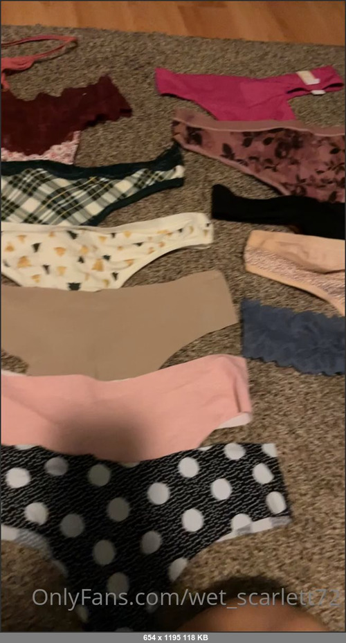 MEGA-FANS – wetscarlett72-26-12-2021-Panties for sale 30, Free shipping
