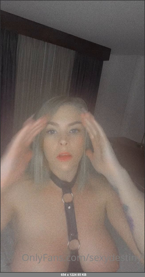 MEGA-FANS – sexydestiny-20-11-2020-Wanna see the rest  You know what to do.