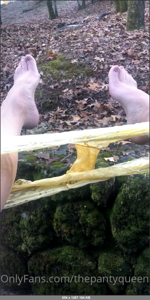 MEGA-FANS – thepantyqueen-02-12-2020-I was so nervous he was gonna come back  I had already been caught once