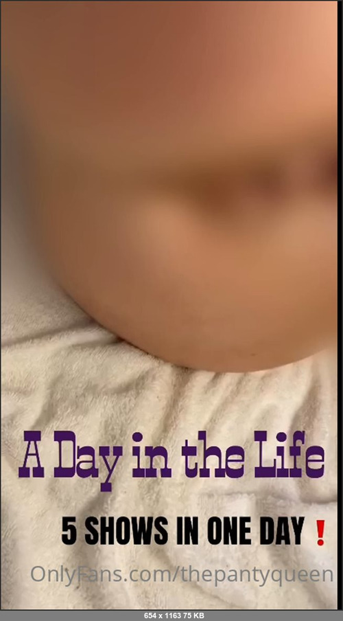 MEGA-FANS – thepantyqueen-03-03-2021- A Day in the Life of a Size Queen  5         ,