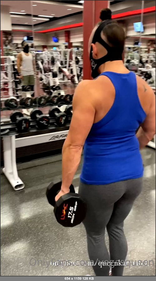 MEGA-FANS – vegasqueen-03-12-2020-A bit of chest and bicep work  Been hitting the cardio more than the weights lately. Something Ive only done sparingly or when needed, but have a new f