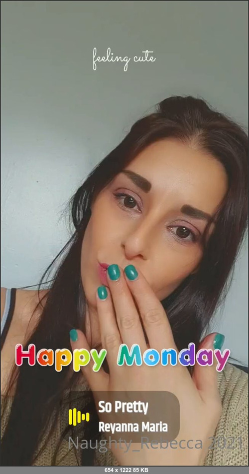 MEGA-FANS – naughtyrebecca1 15-03-2021 123010376 Happy Monday