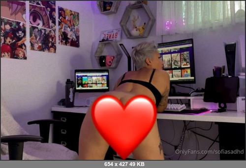 MEGA-FANS – sofiasadhd-13-05-2021-POV  Im tired on seeing you on your phone, so I discreetly remove my panties and go to my gaming desk to choose an anime to watch with you. Im secretly hopin