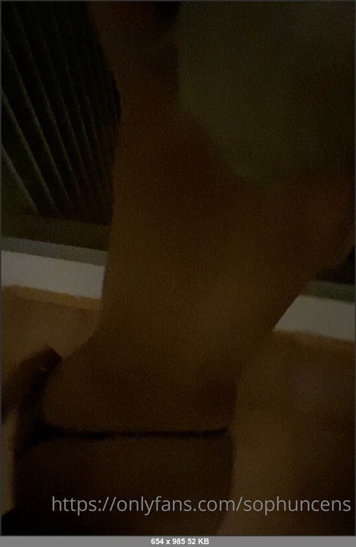 MEGA-FANS – sophuncensored-05-08-2020-POV   getting bent over the balcony, trying not to moan so loud as there were other people sat on outside