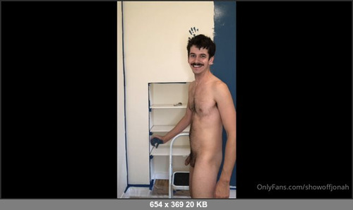 MEGA-FANS – showoffjonah 10-12-2020 80077409 Ive been painting all day in the new apartment. Still naked and goofing off, though