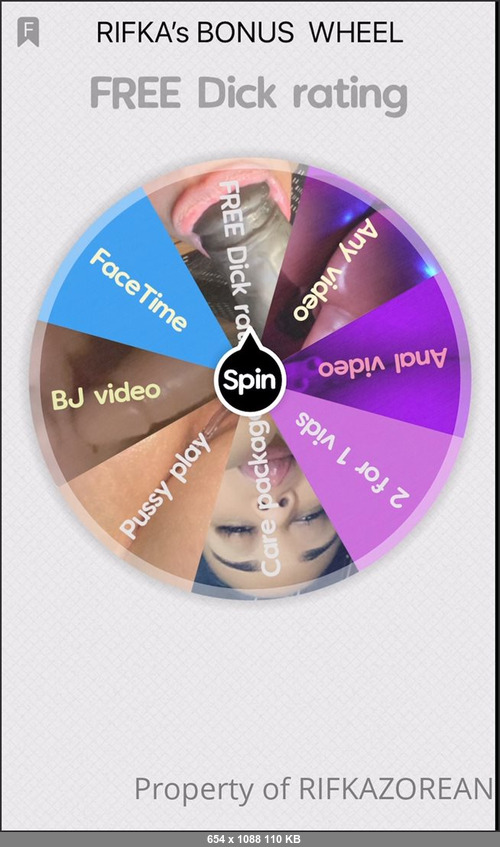 MEGA-FANS – rifkazorean 22-01-2021 98404264 LETS PLAY SPIN THE WHEEL  ONE SPIN COSTS 7 CONTRIBUTE HERE  OR TIP IN MESSAGES FOR WHEEL LINK. GOOD LUCK BA