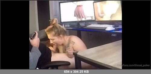 MEGA-FANS – throatpoker-20-03-2021-She ever blow you while you watch porn  So relaxing…