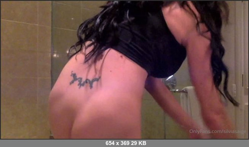 MEGA-FANS – silviasaige 19-08-2021 185955974 Hotel Shower getting into some nice lingerie Unlock to have some Fun