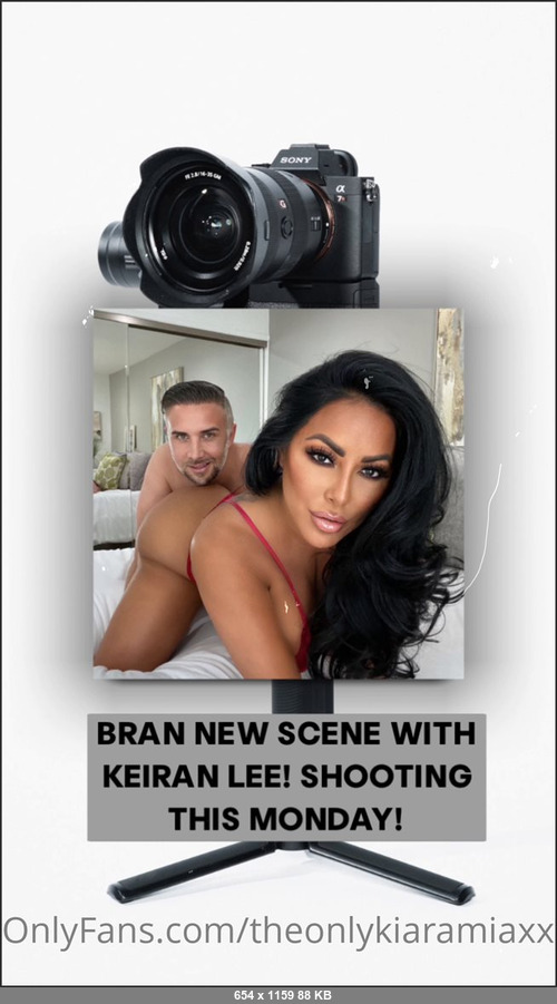 MEGA-FANS – theonlykiaramiaxxx-07-08-2021- BRAND NEW SCENE WITH keiranlee coming soon   Ill be shooting a brand new scene with keiranlee this Monday    This video will be availa