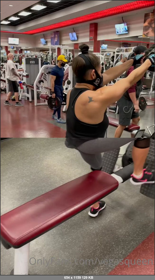 MEGA-FANS – vegasqueen-12-12-2020-Back, back, more back and some ab work  Im growing and not even trying anymore. Cardio gets you leaner yes, but when done after so many years of not being cons