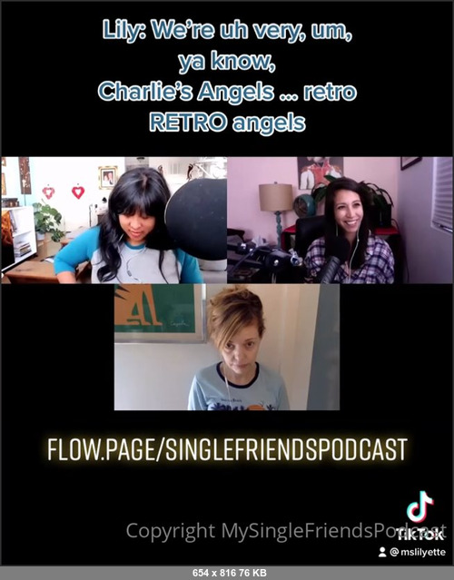 MEGA-FANS – singlefriendspodcast 30-04-2021 141127636 BURN Angela Charlies Angels day off Does that make us the Dollar Tree version