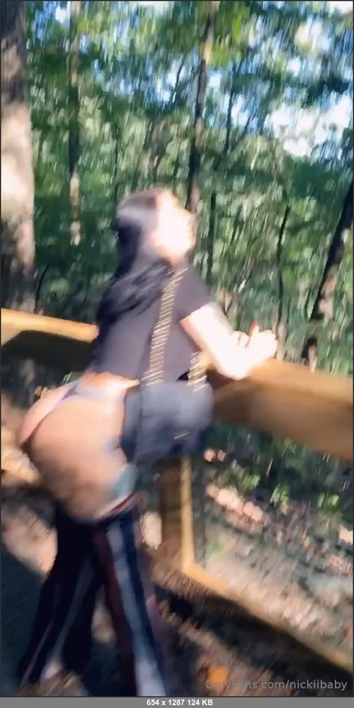 MEGA-FANS – nickiibaby 18-08-2019 6262580 Flashing my ass in the wild ) like this if you want more
