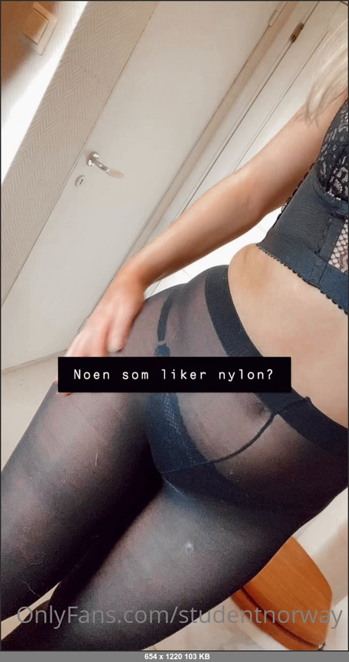 MEGA-FANS – studentnorway-22-04-2021-Anyone into nylon