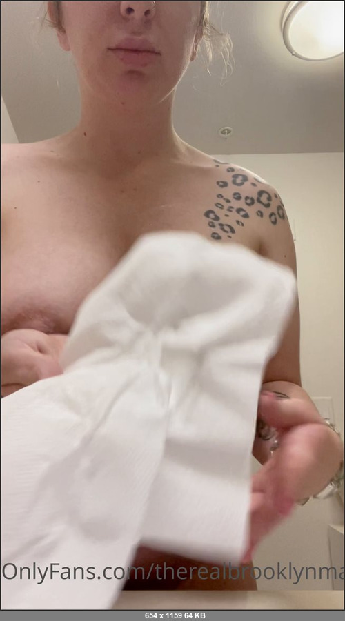 MEGA-FANS – therealbrooklynmadison-13-09-2021-Somehow I got cum all over my tits oppppps