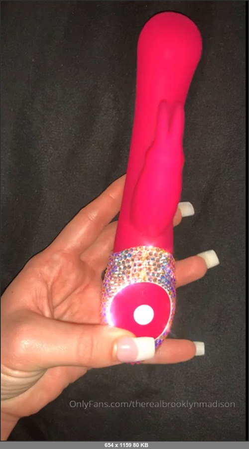 MEGA-FANS – therealbrooklynmadison-15-07-2019-New toy      Who wants to see me fuck myself with it  Or should my man fuck me with it  Cant wait. XOXO Brooklyn Madison toy pinkto