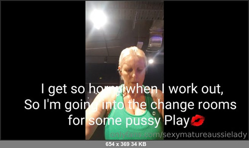 MEGA-FANS – sexymatureaussielady-05-05-2019-I was running late for the gym and very horny so I took my little bullet with me, I had a bit of a play in the car before I went in, but whi