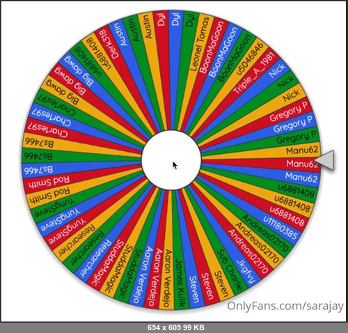 MEGA-FANS – sarajay-12-10-2020-Drumroll please… the winner of my stroker raffle is…