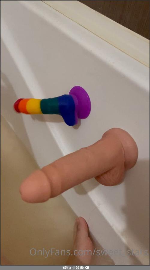 MEGA-FANS – sweetstars-06-08-2021-When you want a duck in the bathroom, but you only have a dildo