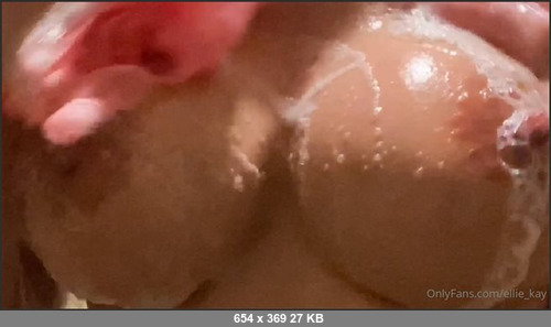 MEGA-FANS – hotwifeellie-18-08-2020-Do You Love Watching Me Soap Up My Tits