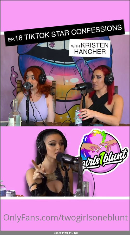 MEGA-FANS – twogirlsoneblunt 11-10-2021 209575661 Episode going out at MIDNIGHT on all platforms. LINK IN BIO OUR INSANELY HOT TALENTED GUEST kristenhancher Video