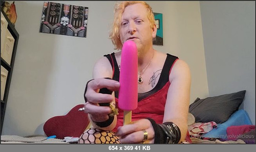 MEGA-FANS – volvalicious 22-07-2021 173031359 Here is the second toy review, the iScream popsicle dildo. Its lovely. Dont worry, the full naughty video where I use t