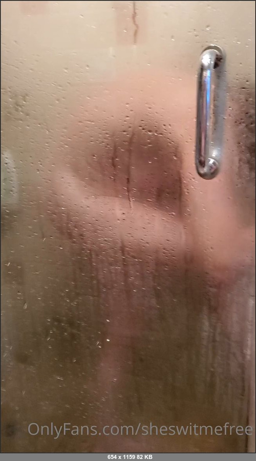 MEGA-FANS – sheswitmefree-26-01-2021-Voyeur in my shower … VIP PAGE 50  off plus you get to see me in the shower riding a big dildo and getting fucked hard after that
