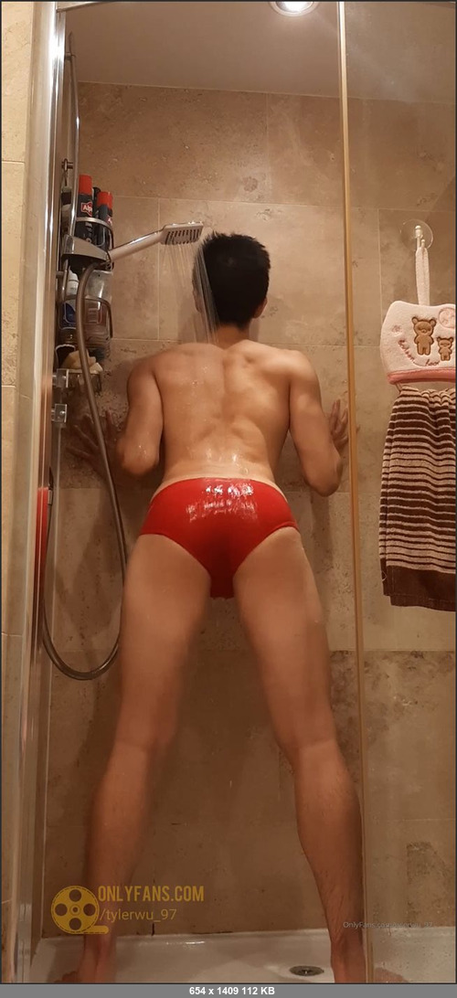MEGA-FANS – tylerwu97-20-05-2020-Showering in my sexy speedos that dcraze218 got from my wish list. Thanks cutie P