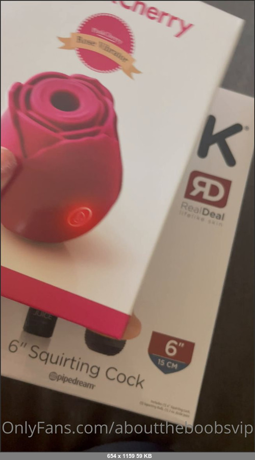 MEGA-FANS – abouttheboobsvip-02-03-2022-Got two new toys  Thanks for helping with the toy campaign. Ill be sending the guys who tipped over 15 a video in the next few days