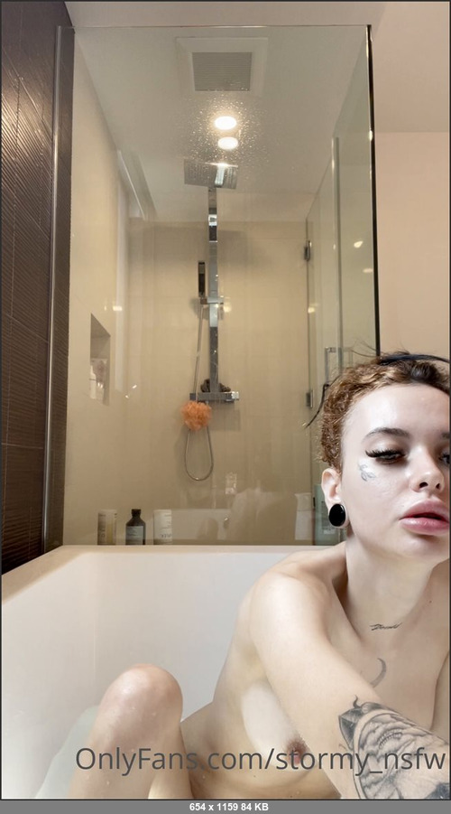 MEGA-FANS – stormynsfw-13-07-2021-Morning baths with me seem pretty amazing dont you think Tags  feet pussy tits stomach bath water