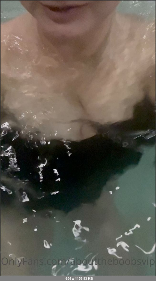 MEGA-FANS – abouttheboobsvip-22-01-2022-Playing around in the hot tub last night. It was fun