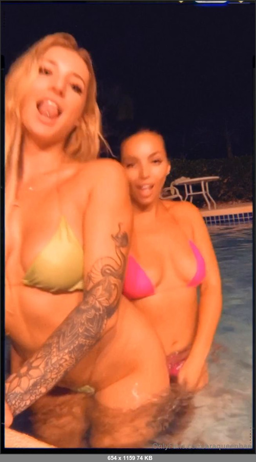 MEGA-FANS – araqueenbae-07-11-2019-Me   jaywittties first night in Bahamas wild in the pool