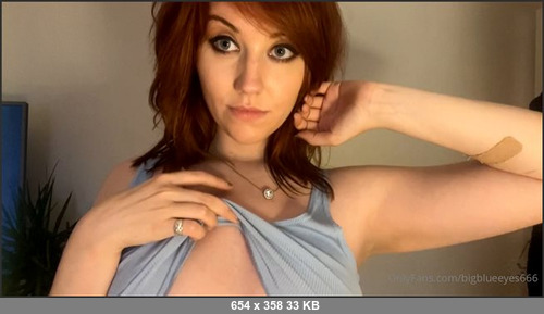 MEGA-FANS – bigblueeyes666-12-08-2021- I love to tease