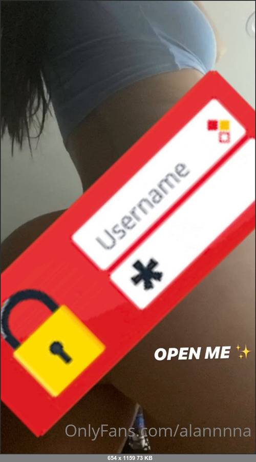 MEGA-FANS – alannamd-18-09-2020-Only the lucky ones get the password  open to see my juicy secret… from the back AND the front