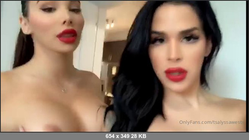 MEGA-FANS – tsalyssawestx 11-01-2021 93493401 Do red lips turn you on What about 3 sexy women playing naughty time together