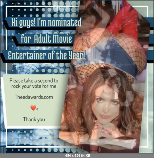 MEGA-FANS – sophiedeelive 08-07-2017 362828 Super excited for my nomination Please take a second to vote for me  Theedawards.com Thank you I look forward to shaking