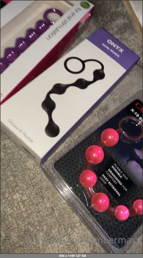 MEGA-FANS – ambermayy-18-11-2020-New toys  who wants to see me use them