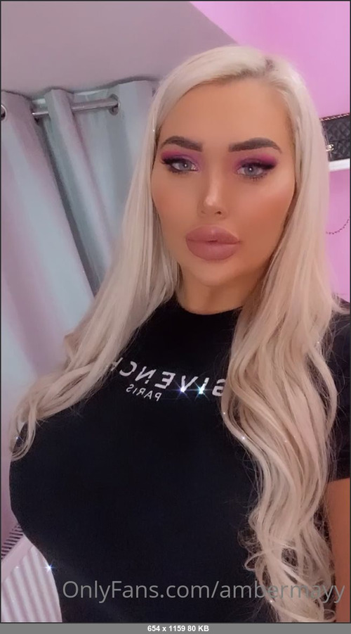 MEGA-FANS – ambermayy-19-03-2021-Running late for the live  but I will be on half 10 Im just blowing the balloons x