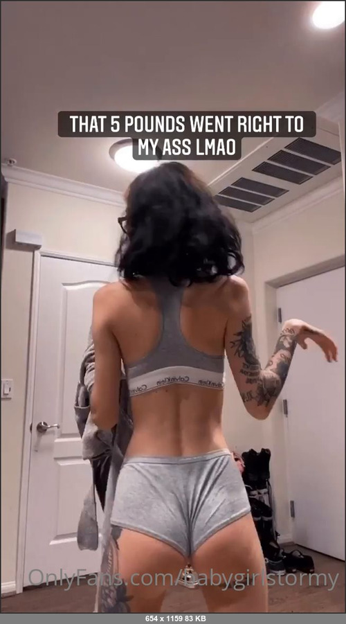 MEGA-FANS – babygirlstormy-30-09-2020-I gained weight this month Im happy  onlyfans.com stormynsfw