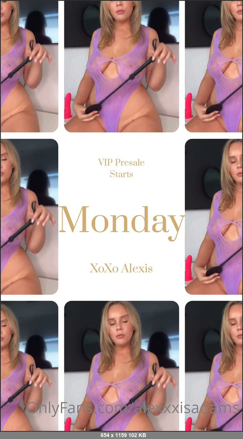 MEGA-FANS – alexxxisadams-07-05-2022-Are you ready for next weeks release