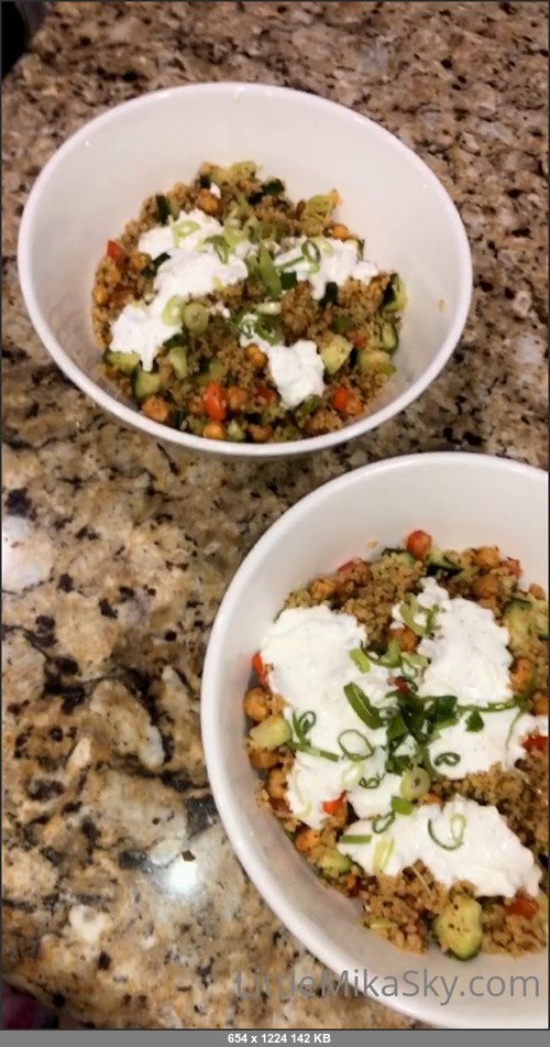 MEGA-FANS – mikaskyfree 21-08-2021 183114992 Did you know that I love to cook  I made Chickpea Tabouleh last night, and its so yummy  Im very proud of