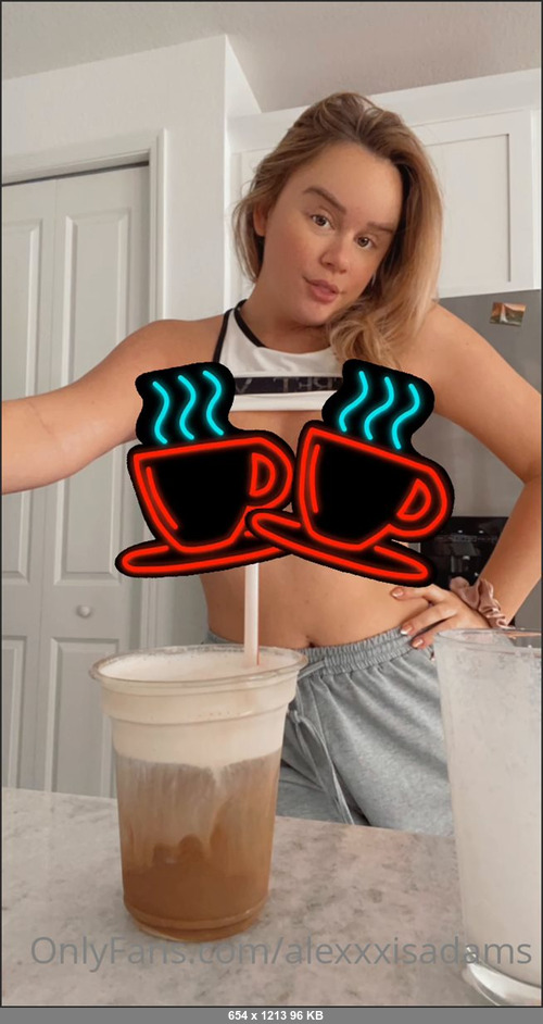 MEGA-FANS – alexxxisadams-18-10-2021-Ill make you a deal spoil me to a morning coffee and Ill DM you the uncensored picture and my how to video of me making my morning coffee at home.